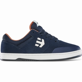 Etnies Marana Michelin x Nassim Lachhab Navy / Brown / White Skate Shoes Represent Skate Shoes