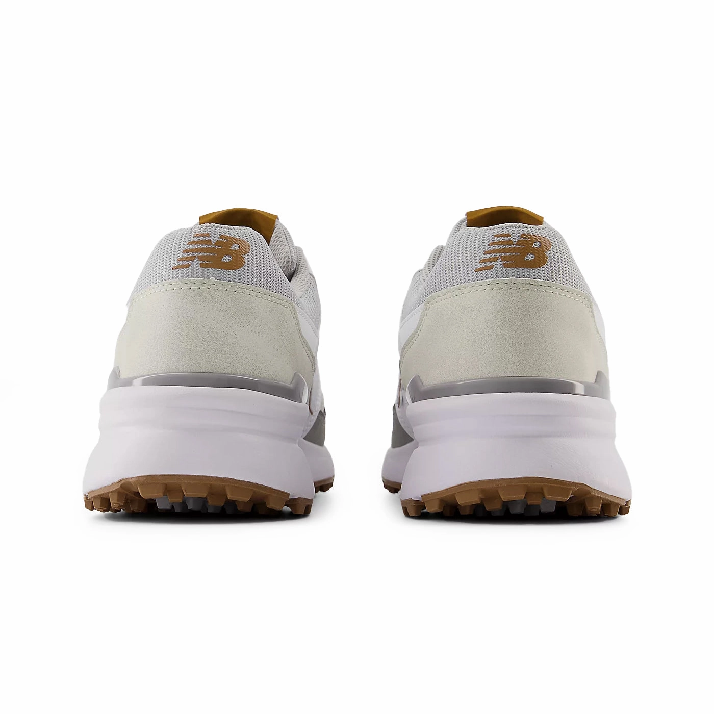 Personalized Golf Shoes New Balance 997 Spikeless Wide (EE) Golf Shoes - White/Grey