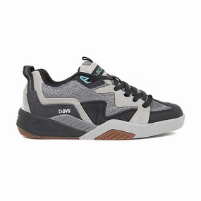 Matchbreak Super Skate DVS Shoes Devious Charcoal/Black/Turquoise Suede