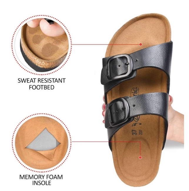 Flip Flop Jk PU1107  -  ARETE WOMENS SLIDE SANDALS