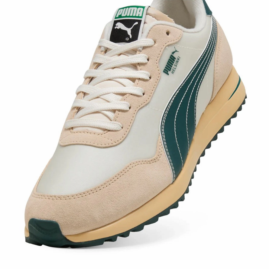 Air Zoom Infinity Tour Next 2 Golf Shoe Golf Puma Helsinki G Spikeless Golf Shoes - Frosted Ivory/Green Terrain/Light Straw