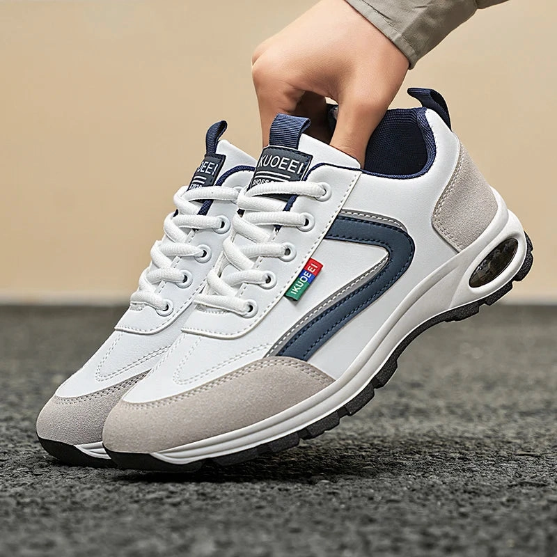 Men's Leather Sneakers for Running & Jogging Mens Sneakers Shoes