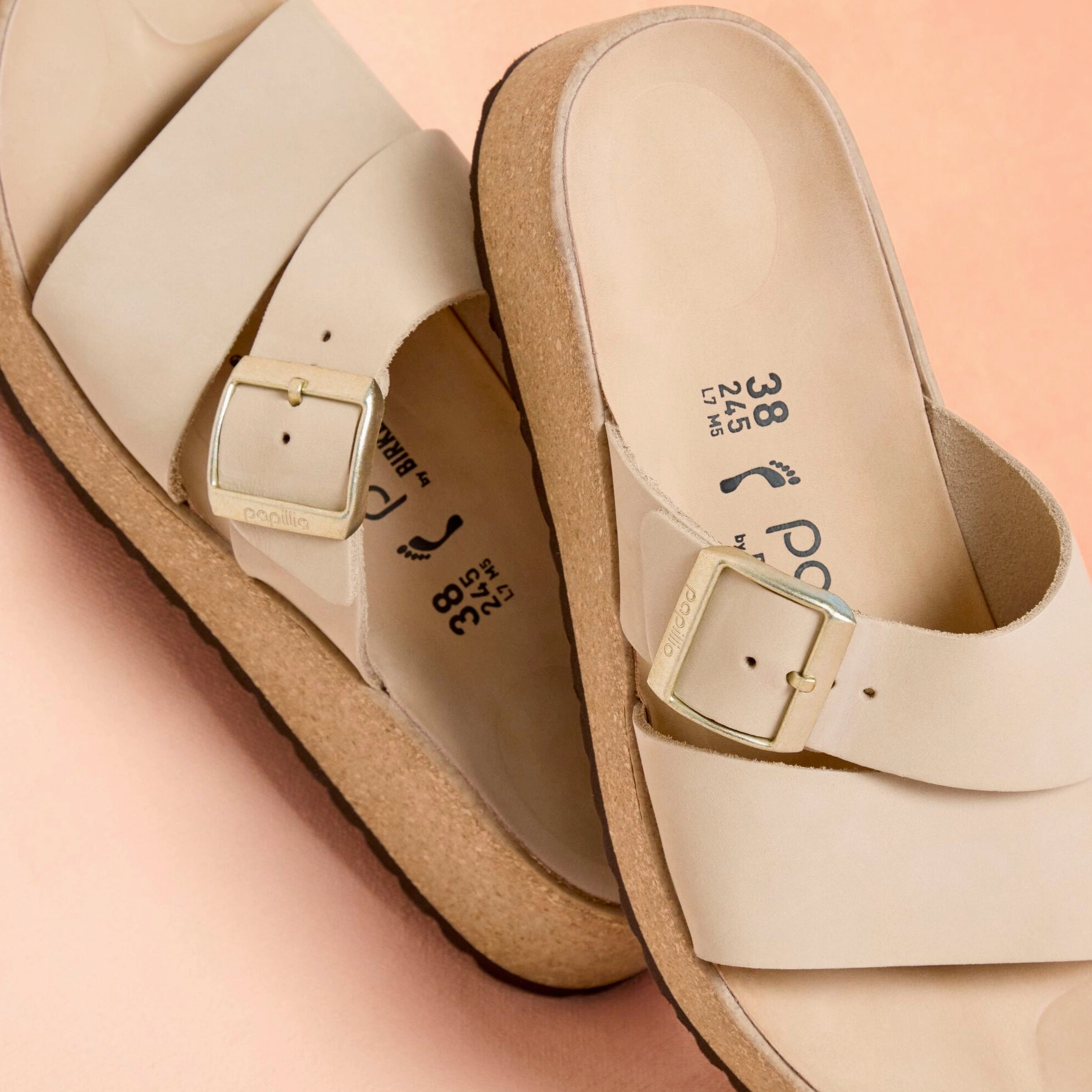 Faux Clogs Papillio Almina sandcastle nubuck by Birkenstock