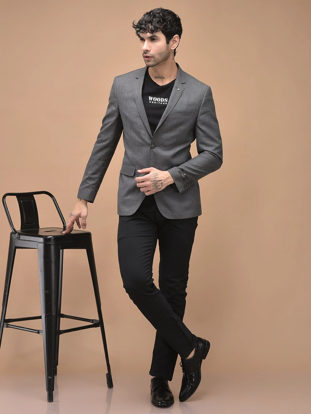 Boot Jack Work Boots Men Black Genuine Leather Formal Lace Up Shoes for Work|Wingtip Brogue Shoes with Anti Skid Sole