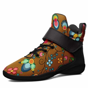 Basketball Shoes Low Tops Floral Bounty Fall Leaves Ipottaa Basketball / Sport High Top Shoes - Black Sole