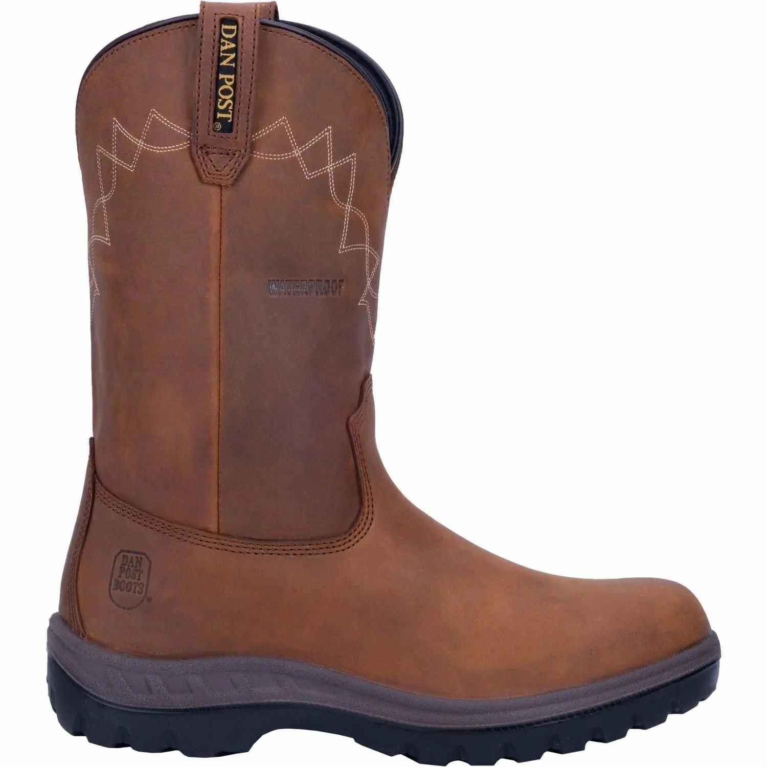 Dan Post Men's Cummins Waterproof Work Boot DP62504 Groundbreaker Wide Square Toe Waterproof Work