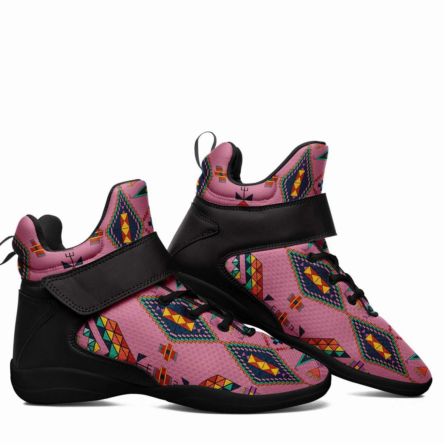 Burgundy Basketball Shoes Travois Tipi Dusky Sunset Ipottaa Basketball / Sport High Top Shoes - Black Sole