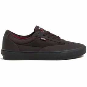Ccs Skate Vans Skate Curren Caples Skate Shoes-Dark Brown