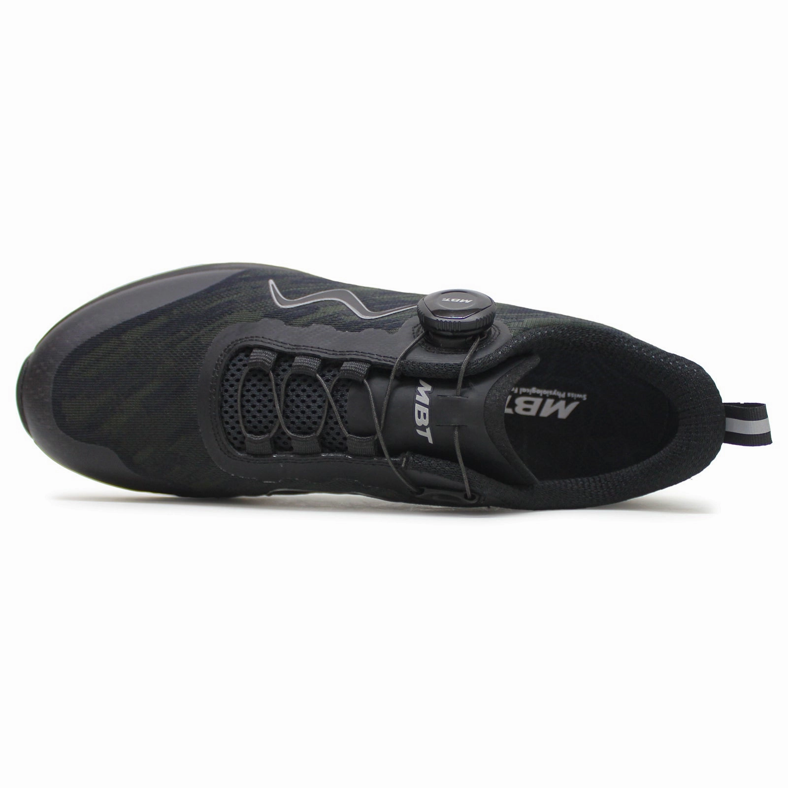 Running Shoes Review MBT Galado Textile Synthetic Men's Black Comfort Trainers - UK 9.5 - US 10.5 Men - EU 44.5