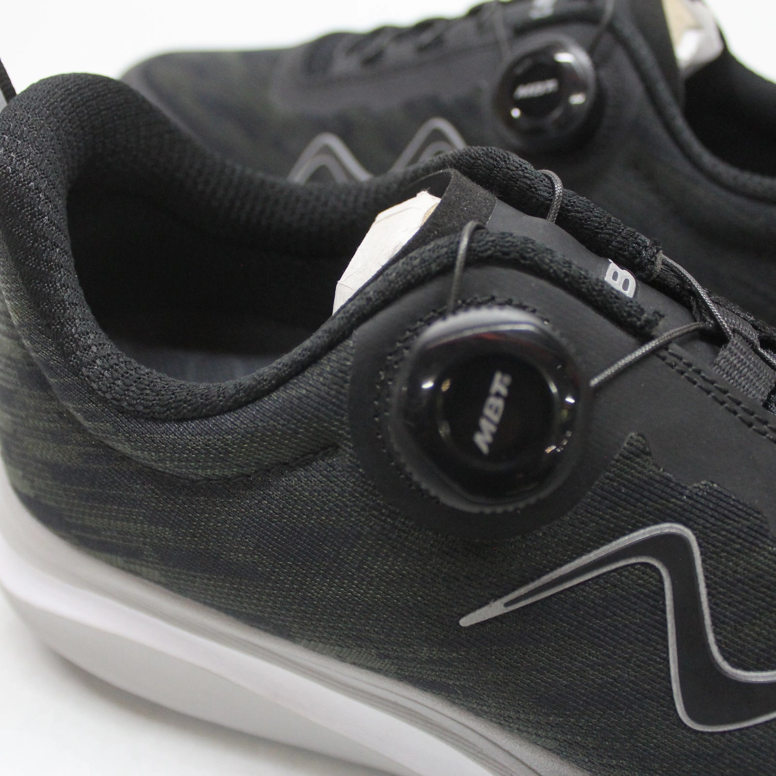 MBT Galado Textile Synthetic Men's Black Comfort Trainers - UK 9.5 - US 10.5 Men - EU 44.5 Best Running And Workout Shoes