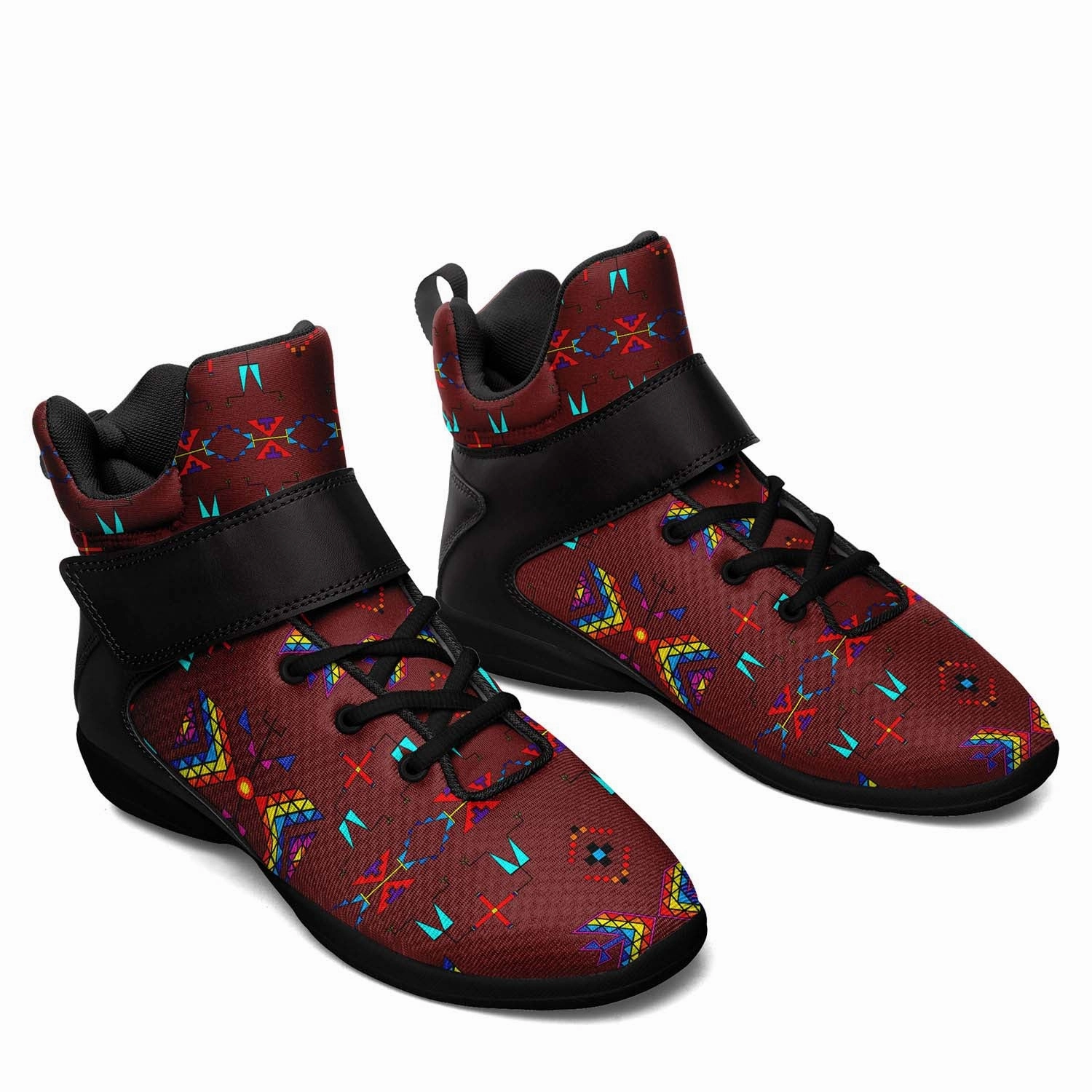 Rainy Chief Rainbow Earth Clay Ipottaa Basketball / Sport High Top Shoes - Black Sole Concord Basketball Shoes