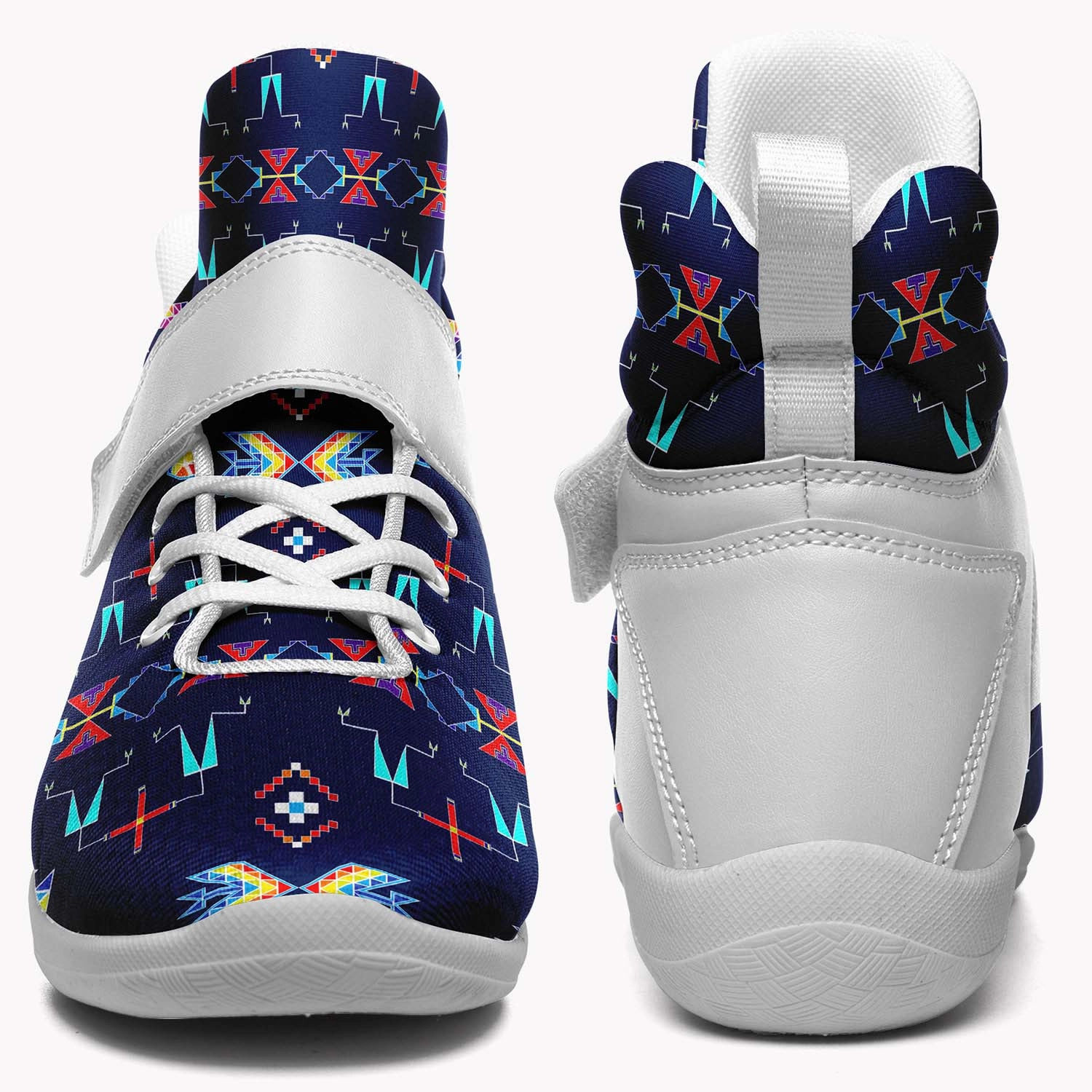 Rainy Chief Rainbow Night Lake Ipottaa Basketball / Sport High Top Shoes - White Sole Sacramento Kings Basketball Shoes