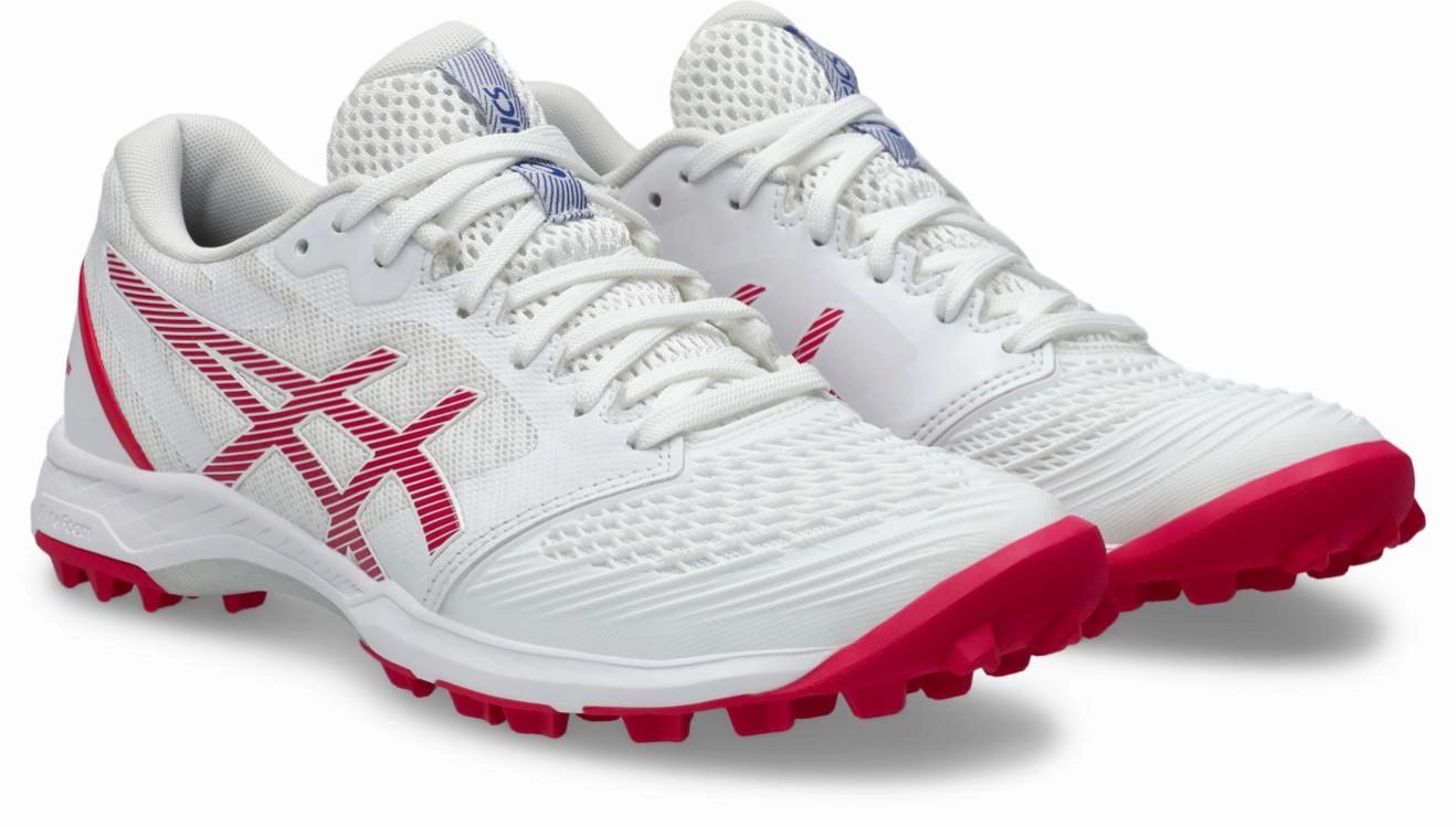 Asics Gel Quantum 360 Knit 2 Running Shoes Asics Womens Field Ultimate FF Turf and Hockey Shoe - White/Bright Rose
