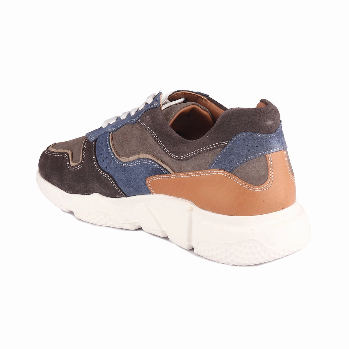 Heeled Patent Ankle Boots Red Chief Gray/Blue Casual Shoes for Men RC3751 1187