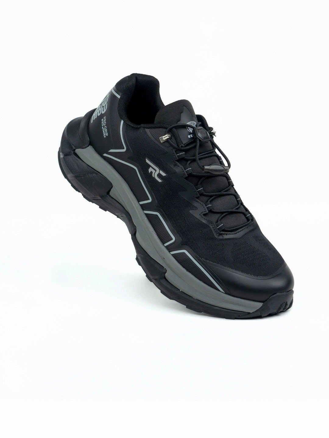 Bright Running Shoes Red Chief Sports Black-Gray Running Shoes For Men R1701 F020