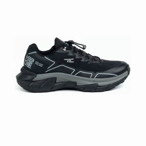 Best Water Resistant Running Shoes Red Chief Sports Black-Gray Running Shoes For Men R1701 F020