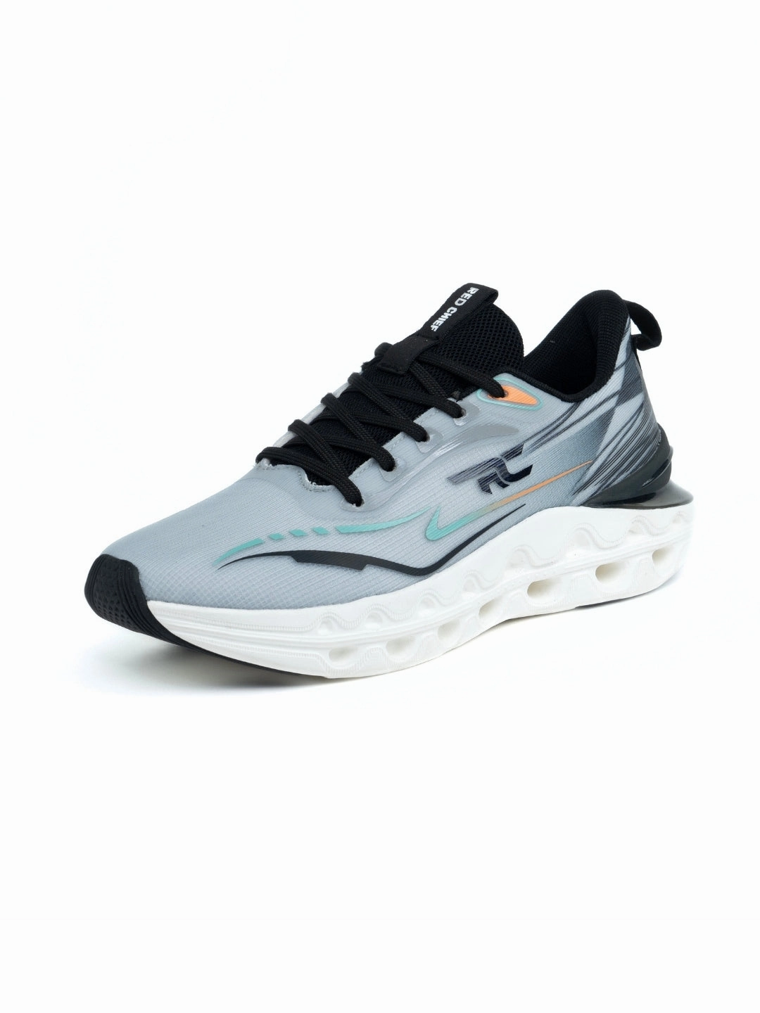 Red Chief Sports Blue-White Running Shoes For Men R1721 F028 Running In Lifting Shoes