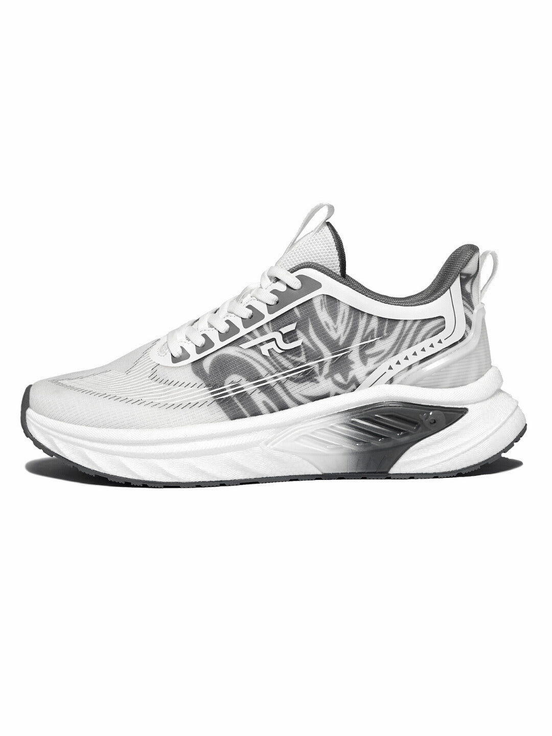 Red Chief Sports Gray-White Running Shoes For Men R1708 F039 Top Running Shoes For Marathon