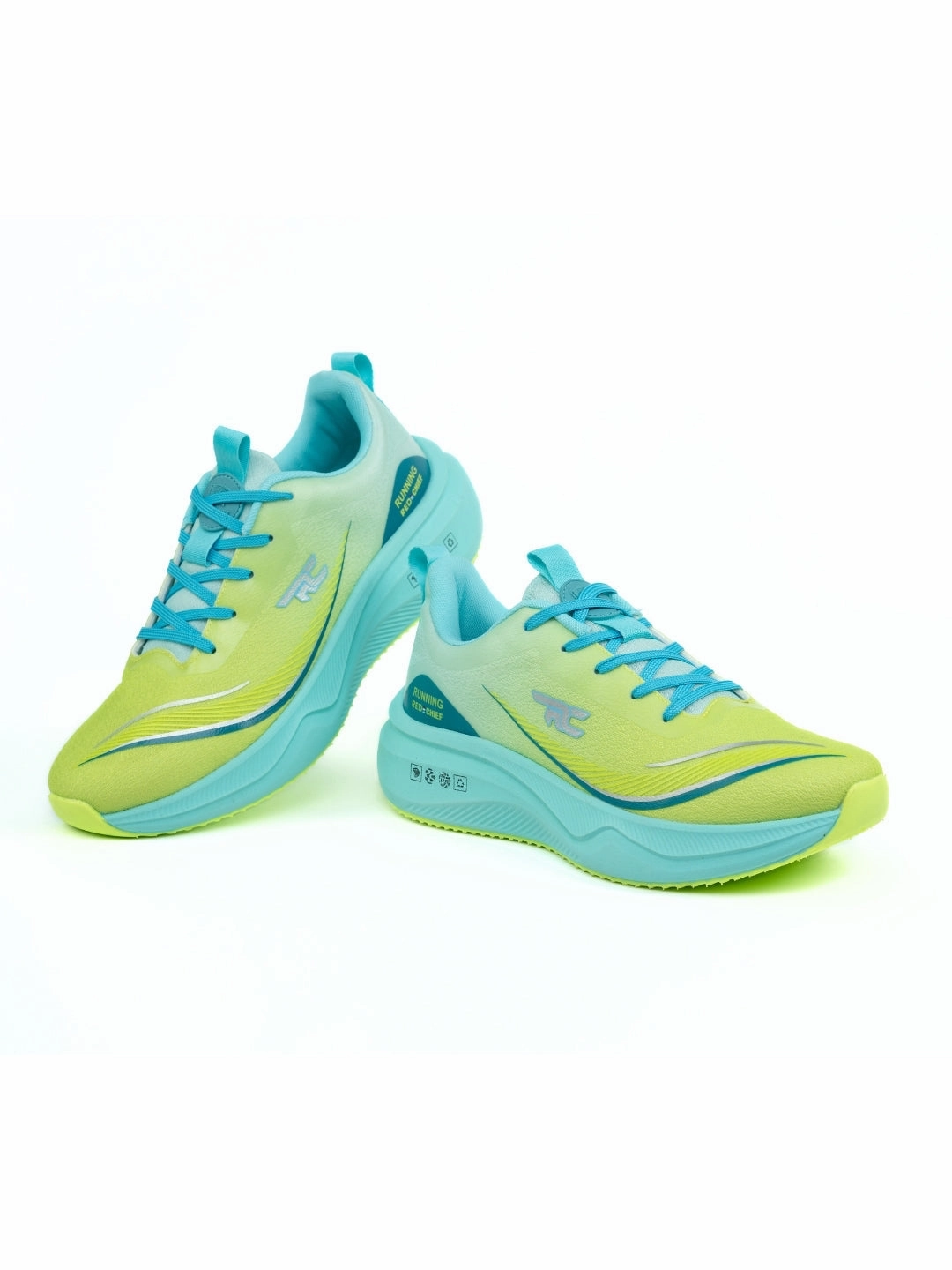 Best Running Shoes For Older Red Chief Sports Green-Blue Running Shoes For Men R1703 F050