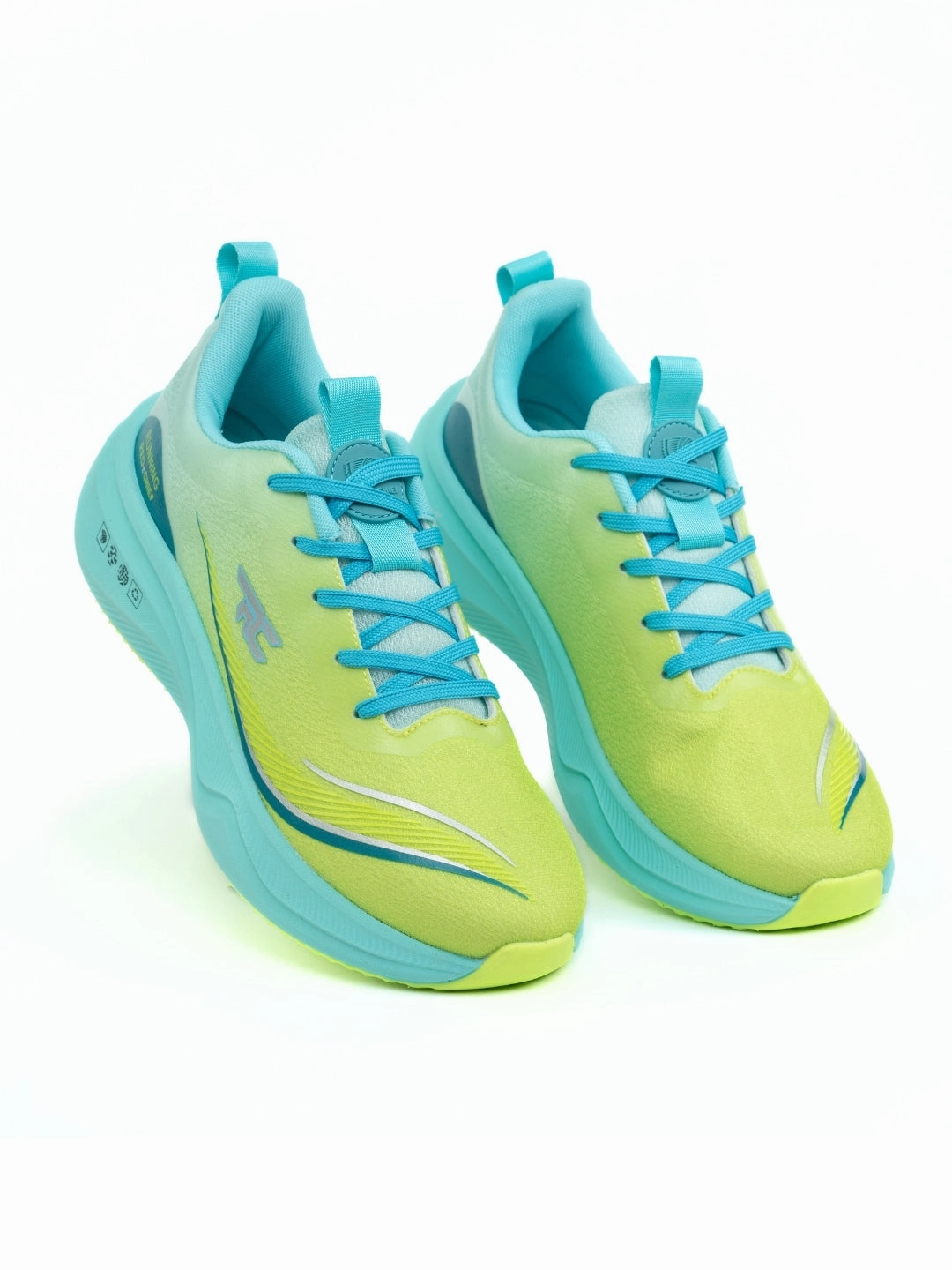 Red Chief Sports Green-Blue Running Shoes For Men R1703 F050 Shoe For Running