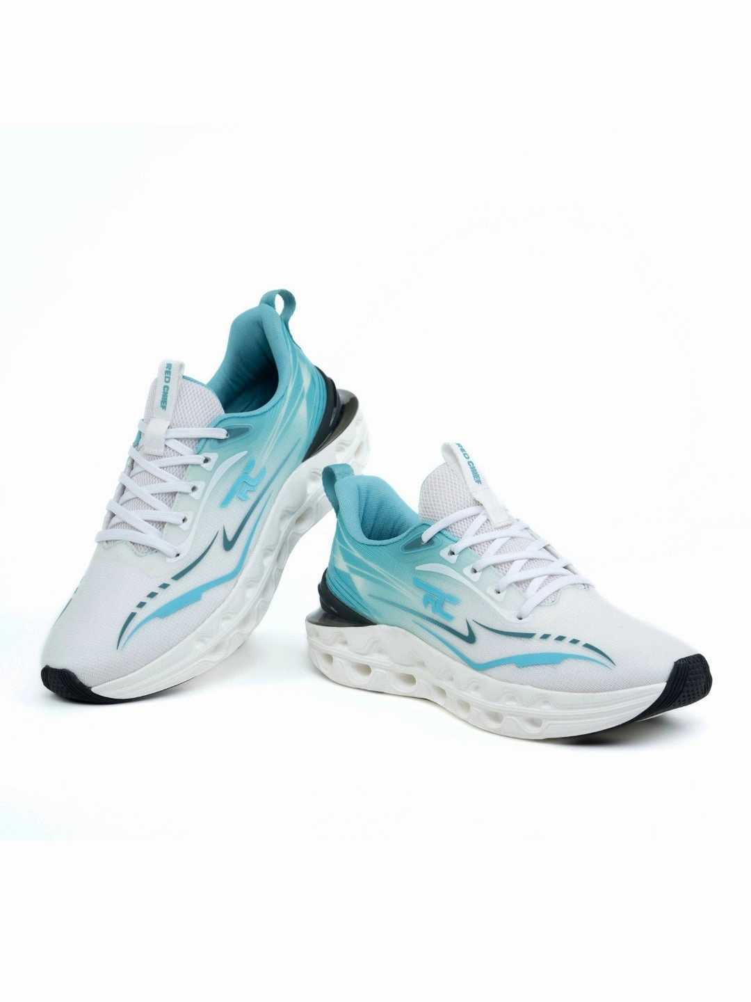 Trail Running Shoe That Drain Well Red Chief Sports Green-White Running Shoes For Men R1721 F042A