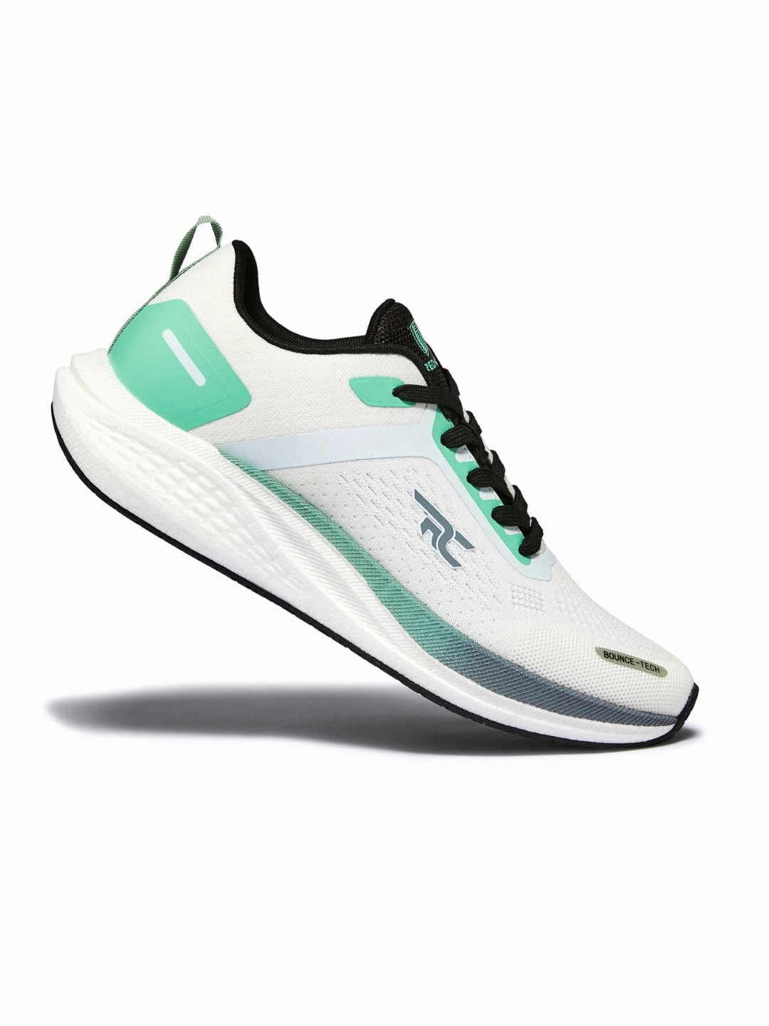 Red Chief Sports White-Green Running Shoes For Men R1710 F055A Running Shoes For Pronation Runners