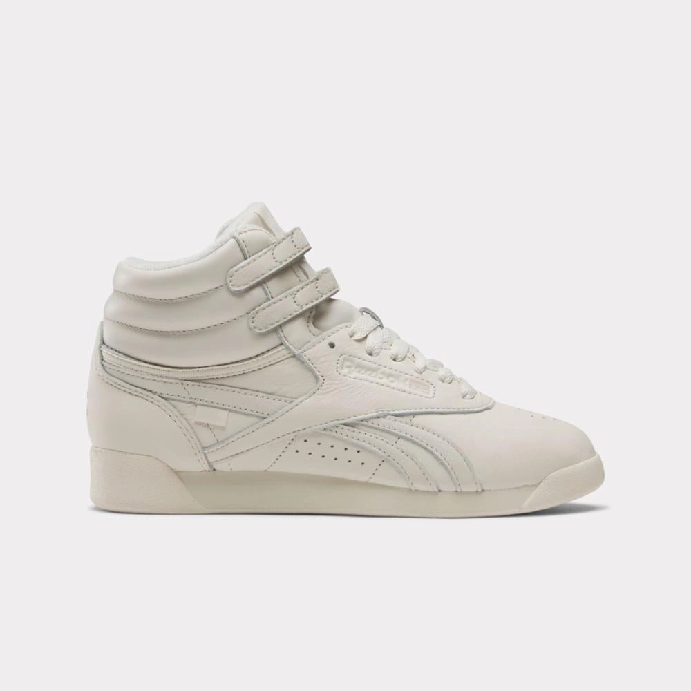 Over Ankle Boots Reebok Footwear Women Reebok x ANINE BING Freestyle Hi Shoes BONE/CHALK