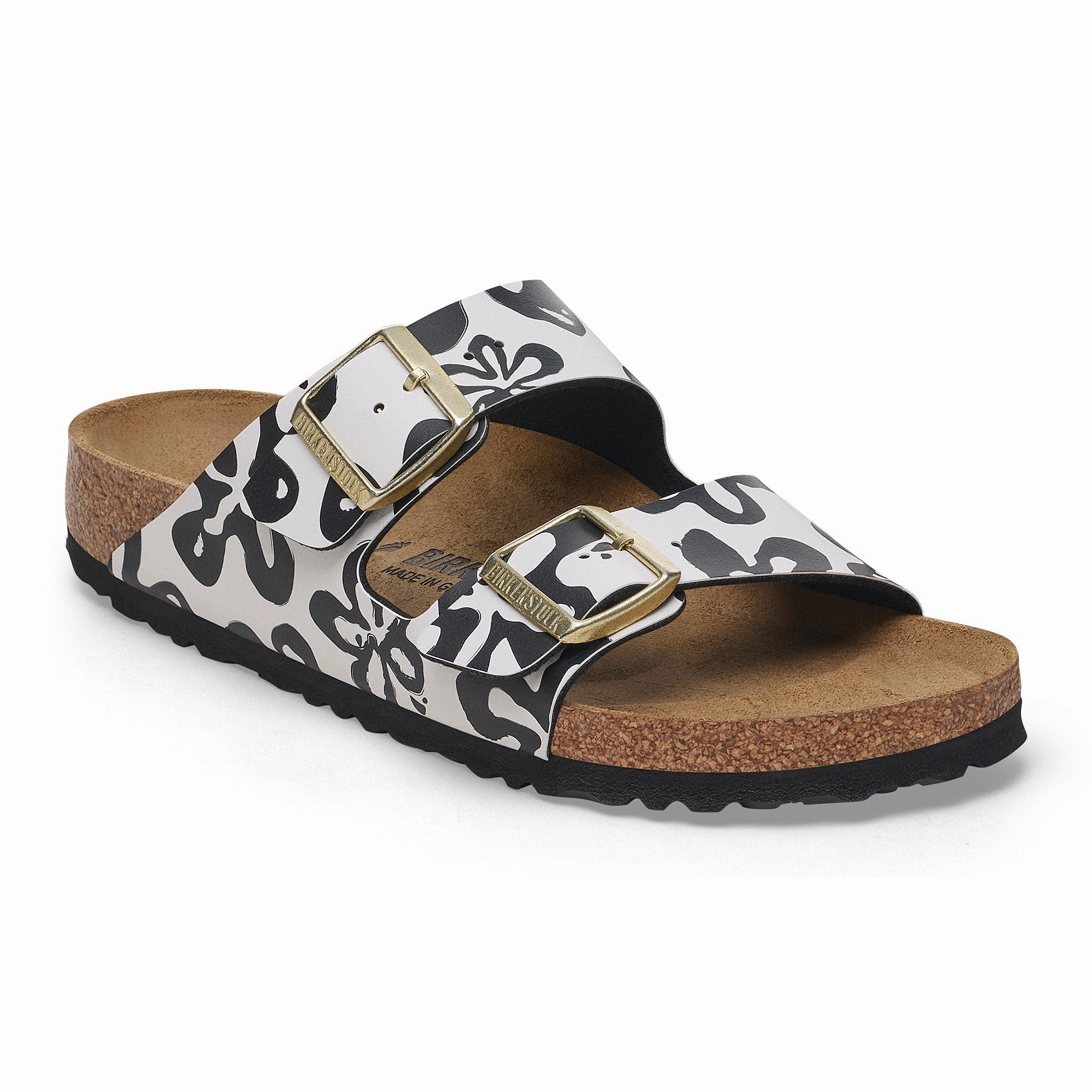 Birkenstock Arizona black blooms Birko-Flor Clog Styles