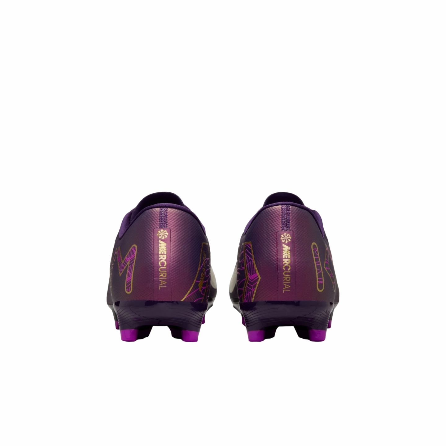 Nike Mercurial Vapor 16 Academy KM Mbappe Firm Ground Cleats Gold Nike Track Shoes