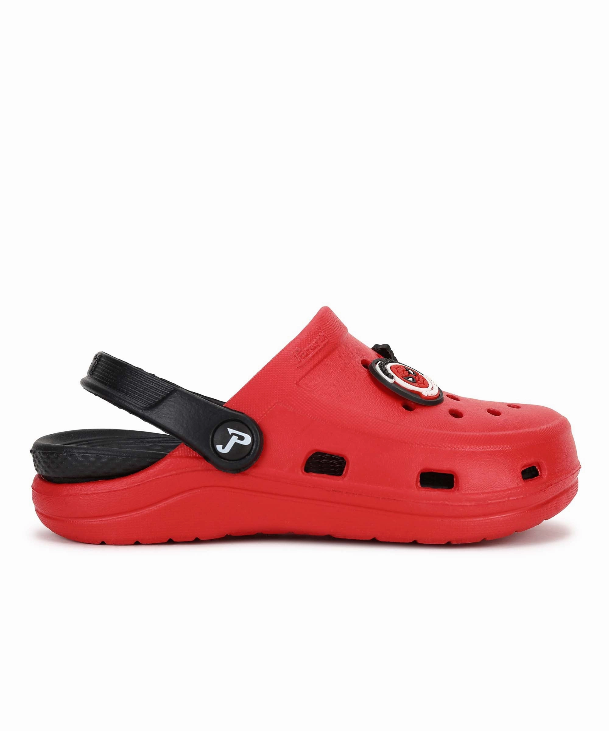 Clogs Socks Or No Socks Marvel Spiderman EVMK8013K Kids' Casual Clogs | Stylish Clogs for Kids with Durable Sole, Cushioned Foot Support & Sturdy Build | Ideal for Outdoor Use