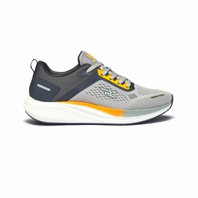 Red Chief Sports Gray-Gray Running Shoes For Men R1710 F029 Fitted For Running Shoes