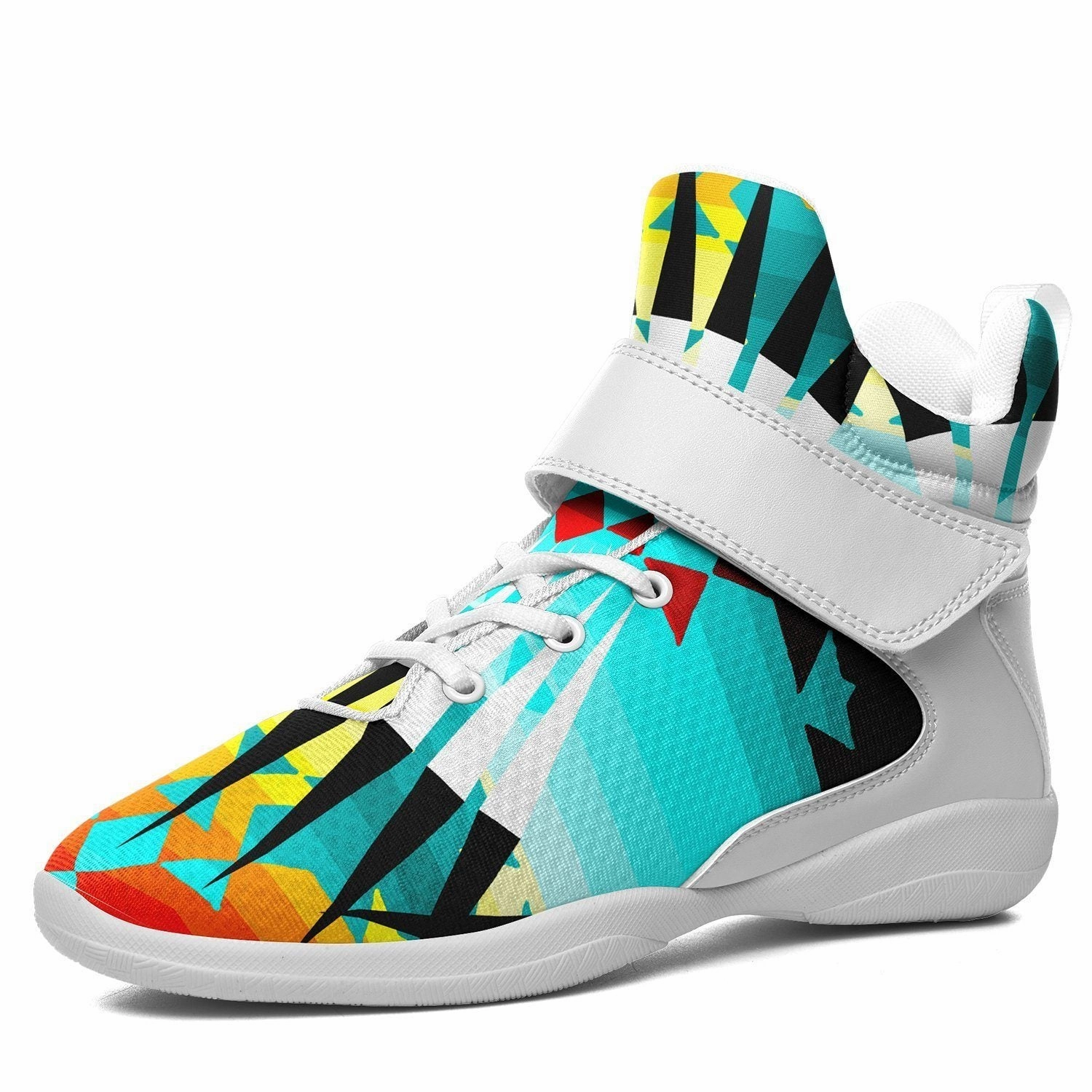 Ribbonwork Bustles Ipottaa Basketball / Sport High Top Shoes - White Sole Flight Basketball Shoes