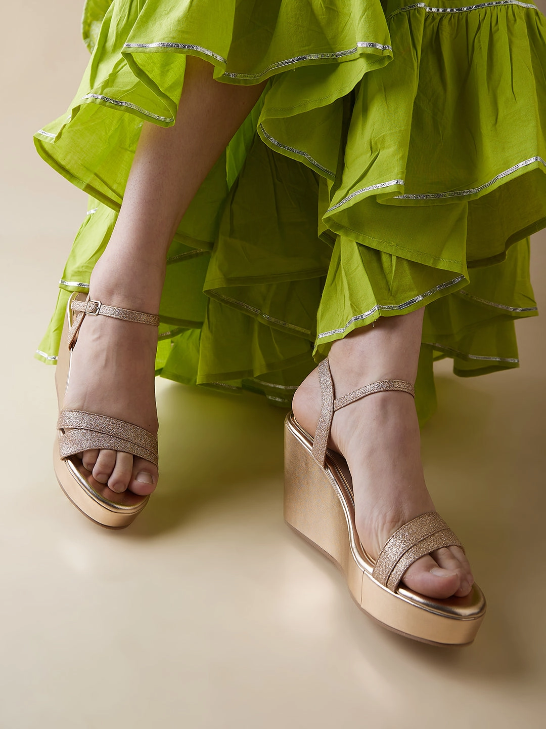 Round Toe Heeled Ankle Boots Rocia By Regal Rose Gold Women Ankle Strap High Heel Platforms