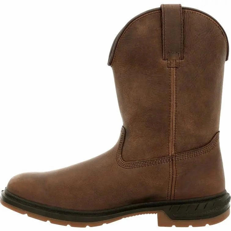 Rocky Men's Worksmart Unlined Western Boot RKW0346 Work Boots Stores