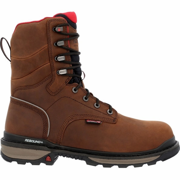 Best Work Boots For Asphalt Rocky's Rams Horn Waterproof Composite Toe Work Boot RKK0394