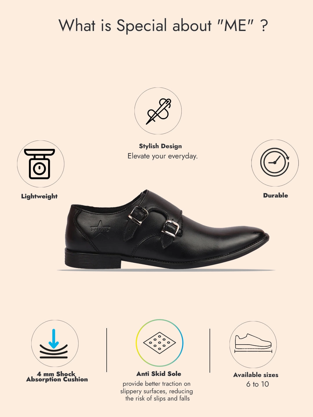 Men Black Formal Wedding Party Genuine Leather Double Monk Strap Shoes Steel Toe Waterproof Slip Resistant Work Boots