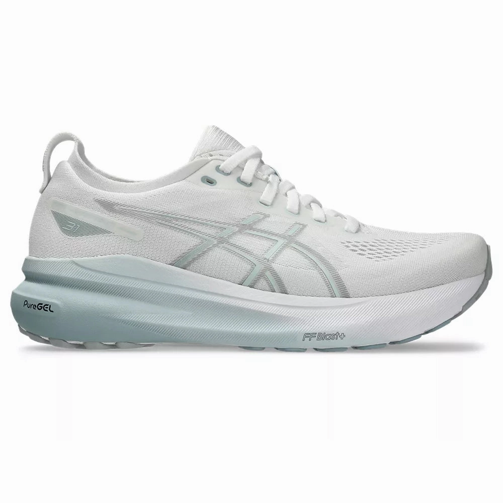 Asics Field Hockey Shoes Women's Asics GEL-Kayano 31, White/Dolphin Grey, 9.5 B Medium
