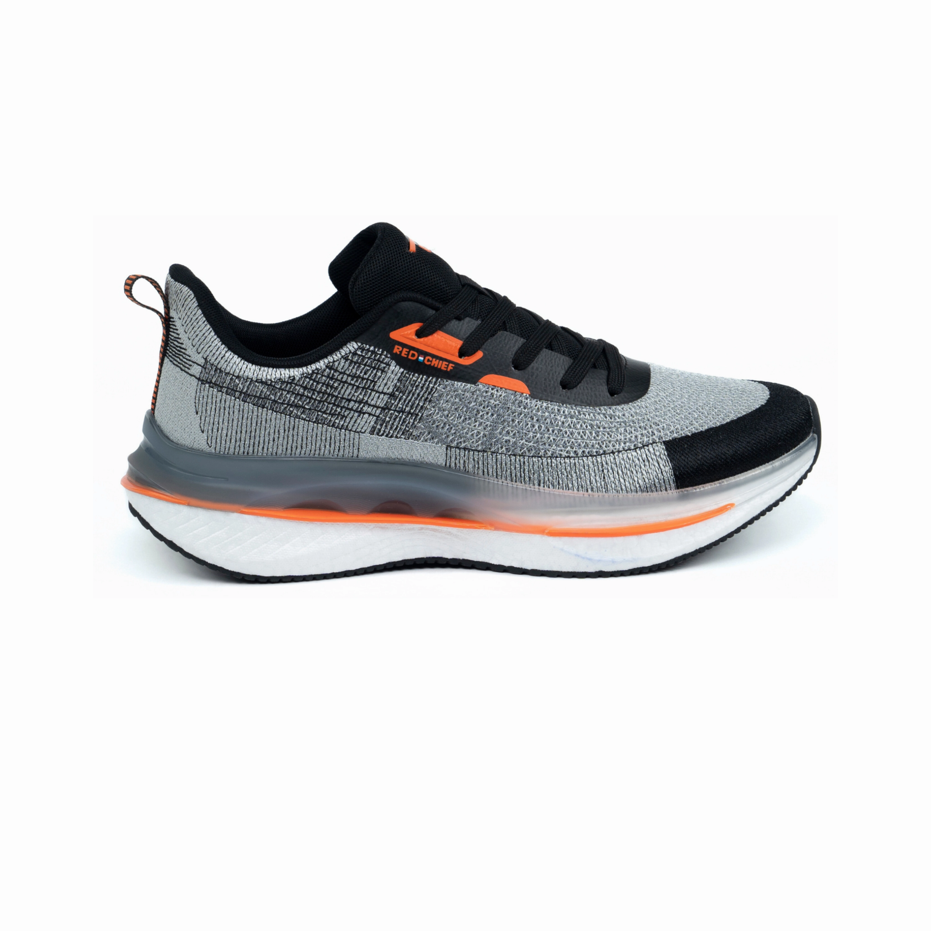 Red Chief Sports Black-Gray Running Shoes For Men R1722 F019 Best Running/lifting Shoes