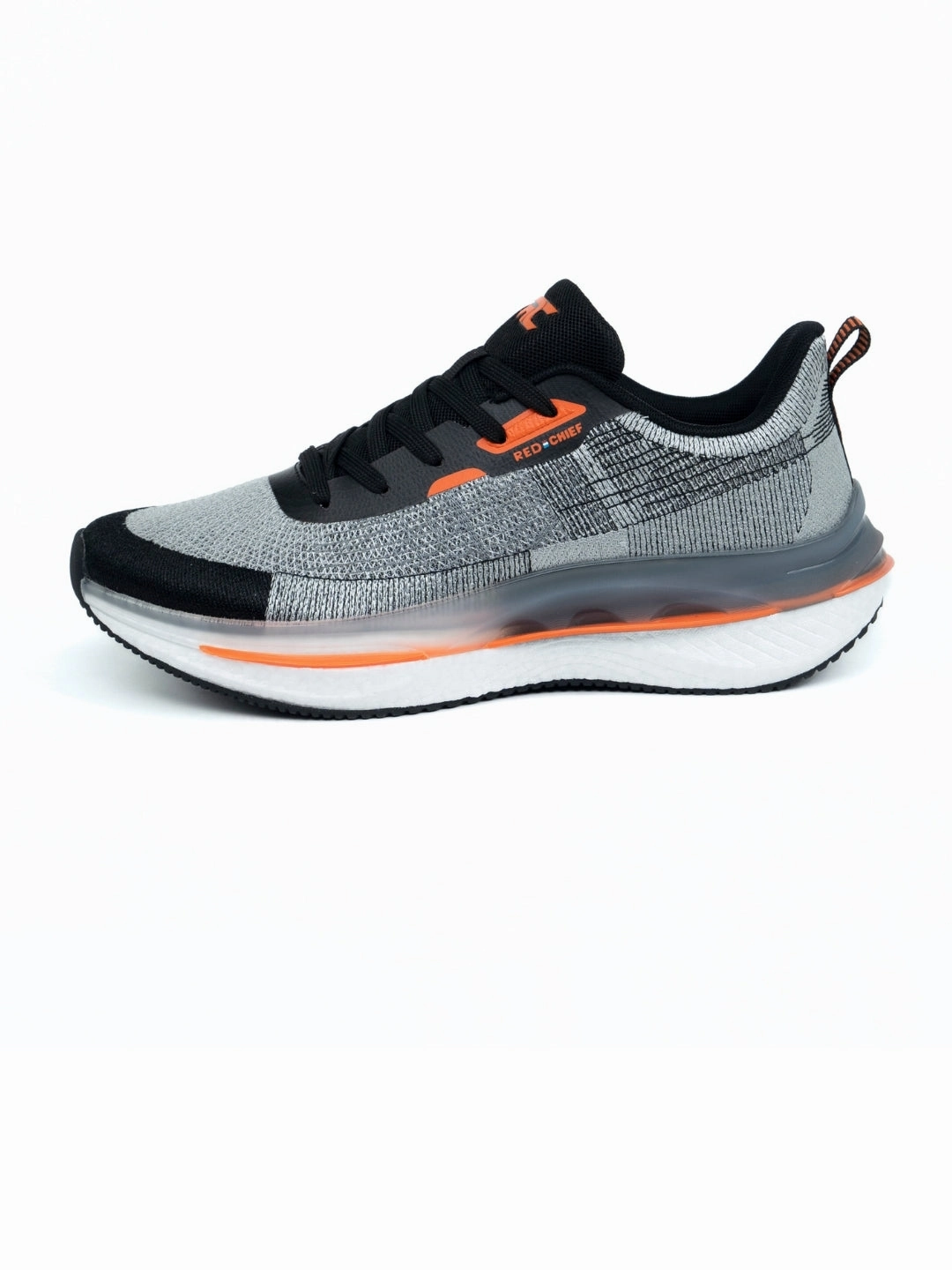 Best Running Shoes For Knee Pain Red Chief Sports Black-Gray Running Shoes For Men R1722 F019