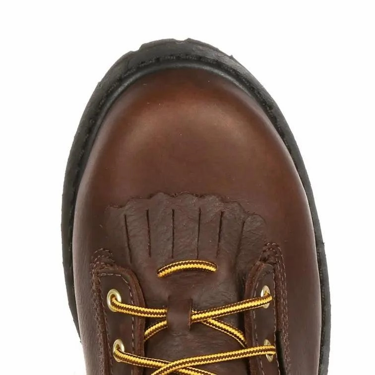 Non Metallic Toe Work Boots Georgia Boot Lace-To-Toe Waterproof Work Boot G8041