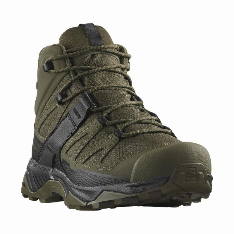 Salomon X ULTRA FORCES MID | Ranger Green Black Cowboy Boots Ankle