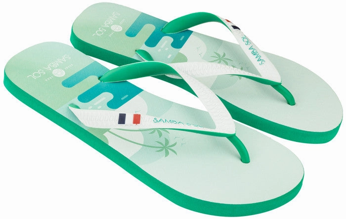 Samba Sol Men's Beach Collection Flip Flops - St Barths Scuba Flip Flops