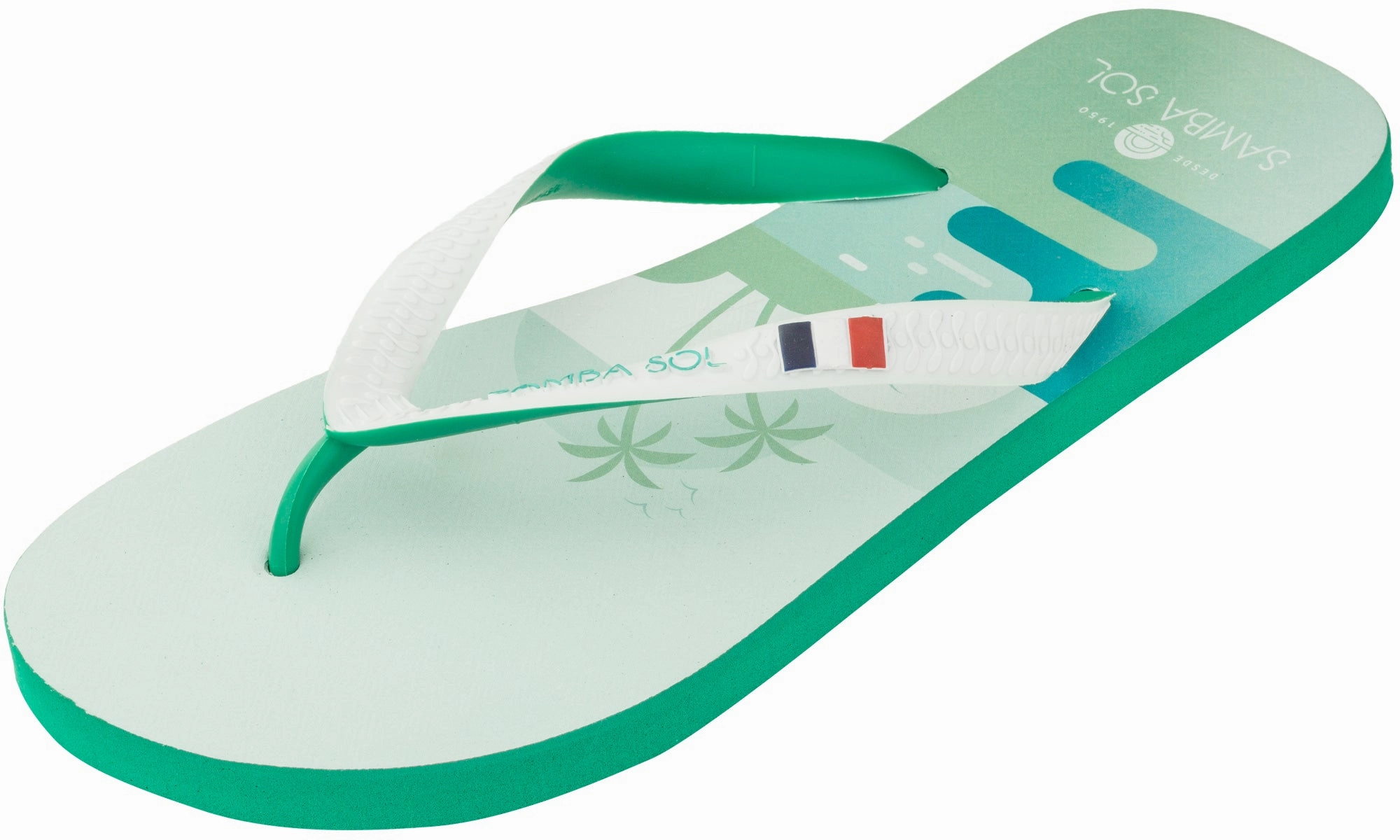 Samba Sol Men's Beach Collection Flip Flops - St Barths Flip Flops Soft