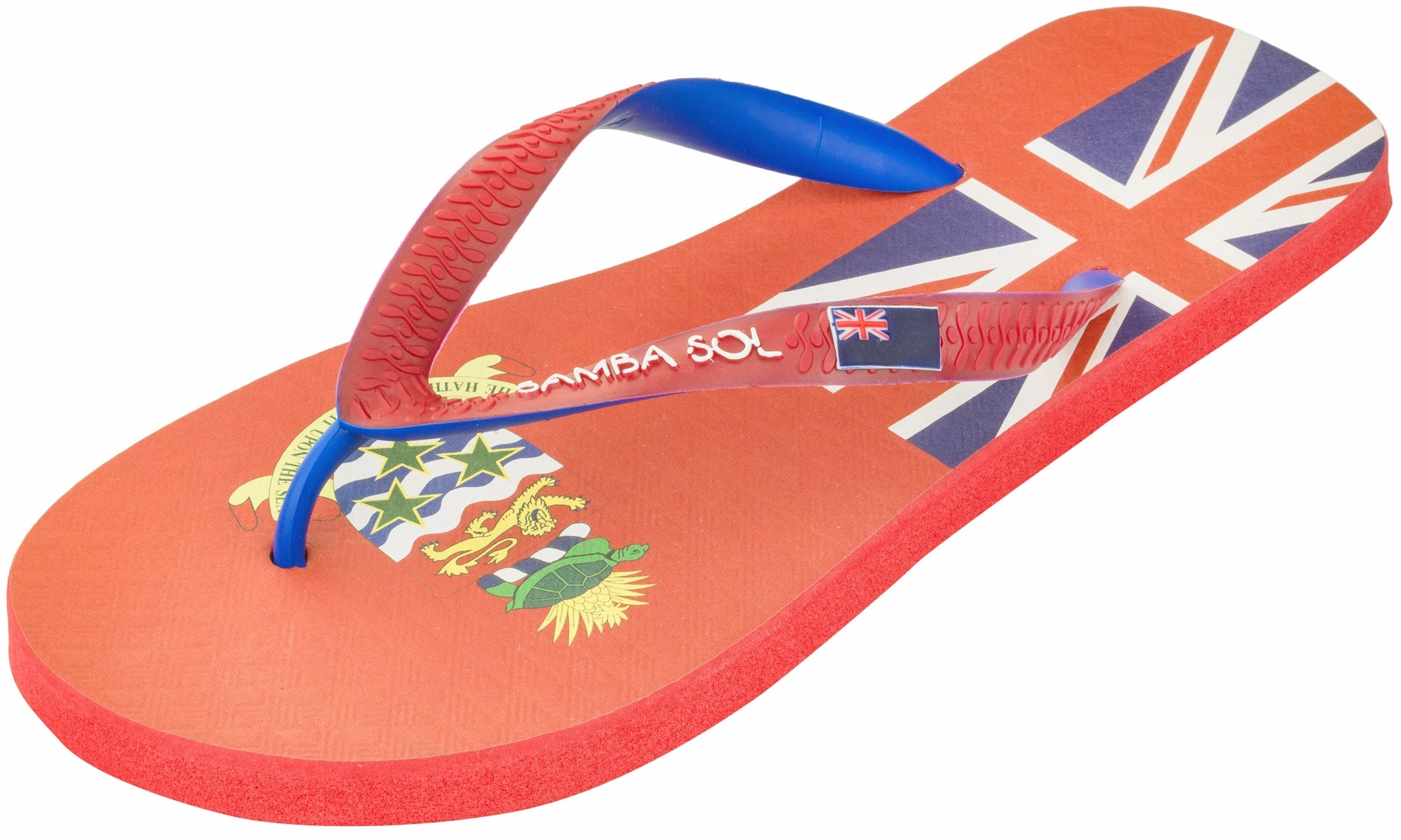 Vw Flip Flops Samba Sol Men's Countries Collection Flip Flops - Cayman Islands
