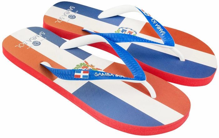 Flip Flops For Sale Samba Sol Men's Countries Collection Flip Flops - Dominican Republic