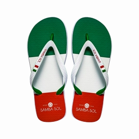 Best Flip Flops For Hammer Toes Samba Sol Men's Countries Collection Flip Flops - Italy