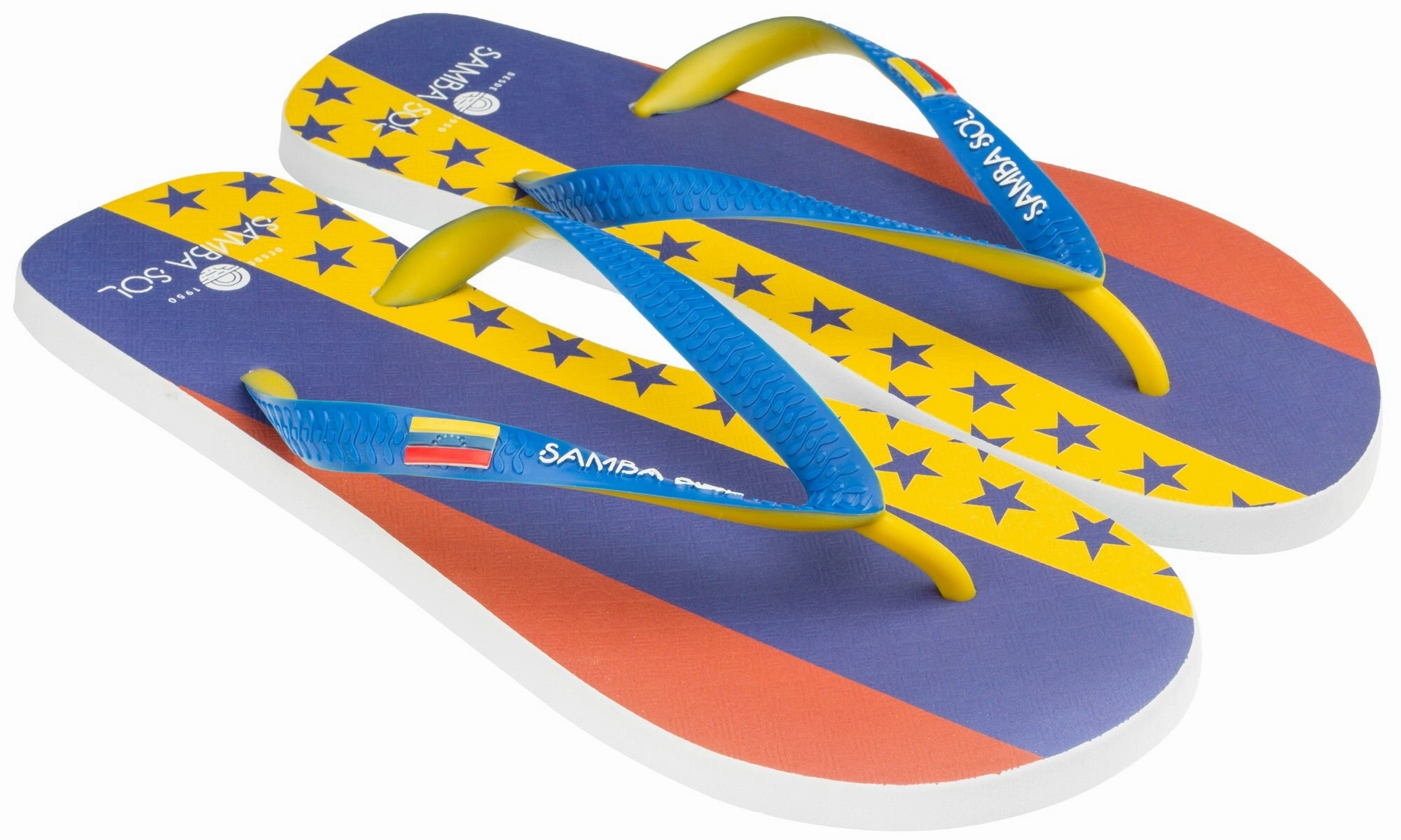 Flip Flop Wiring Instructions Using Transistors Samba Sol Men's Countries Collection Flip Flops - Venezuela