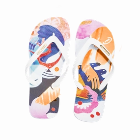 Samba Sol Men's YoungArts Collection Flip Flops - Nadia Wolff Anti Sweat Flip Flops
