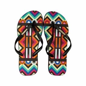 Soho Flip Flops Samba Sol Mens Fashion Collection Flip Flops- Tribal