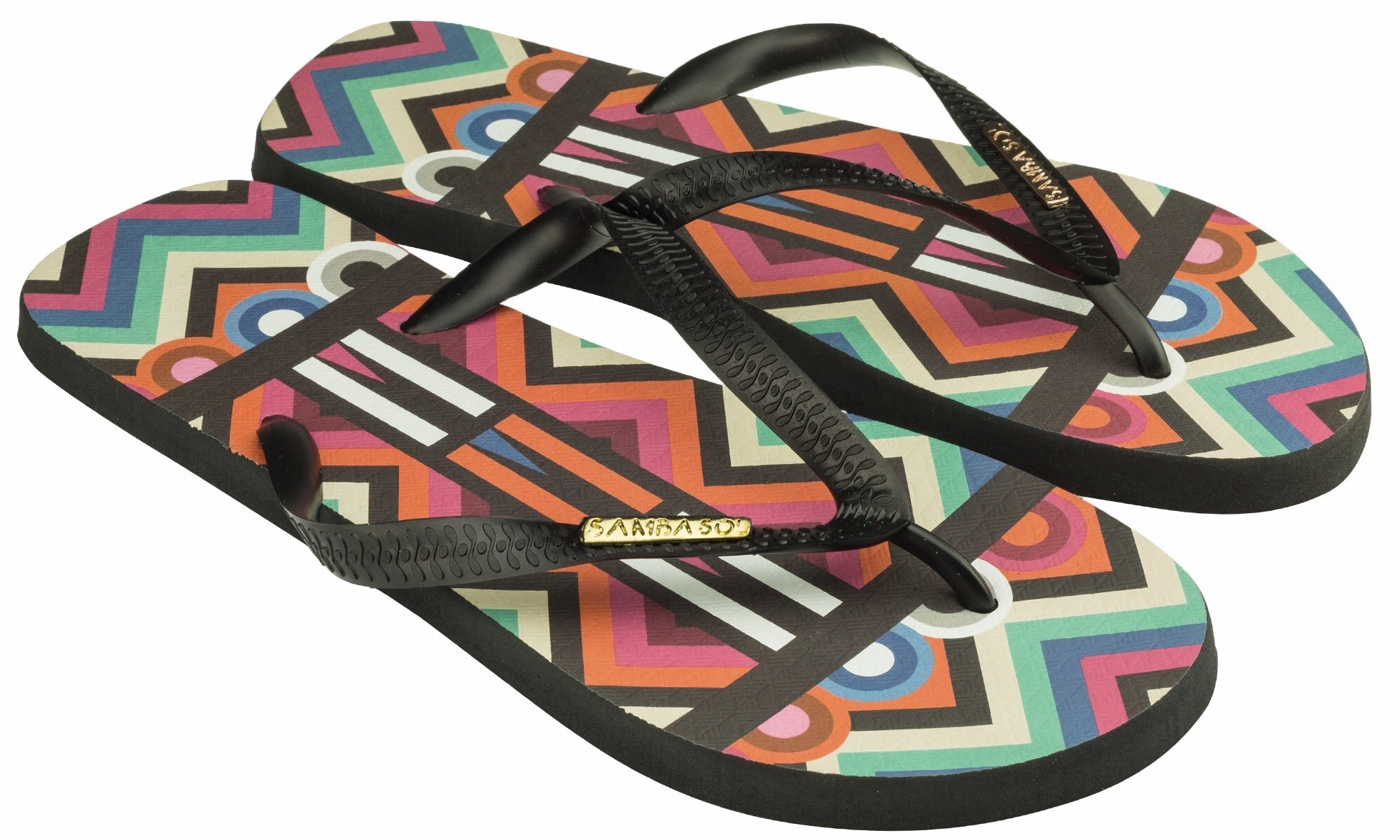 Flip Flops Street Style Samba Sol Mens Fashion Collection Flip Flops- Tribal